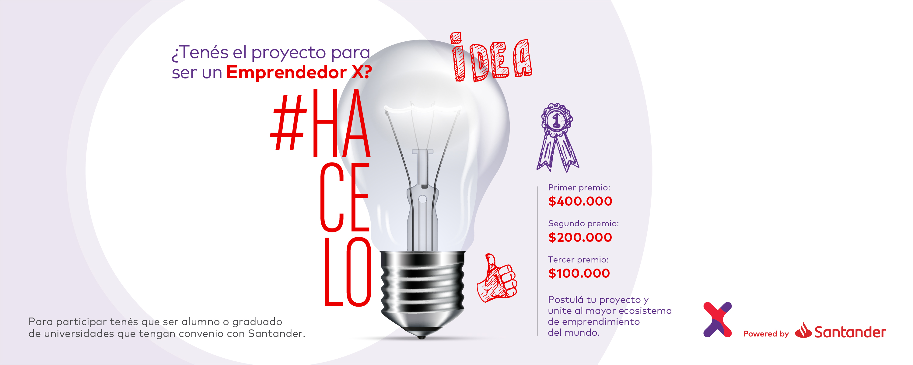 Se lanzó la 15º edición del Premio Emprendedor X