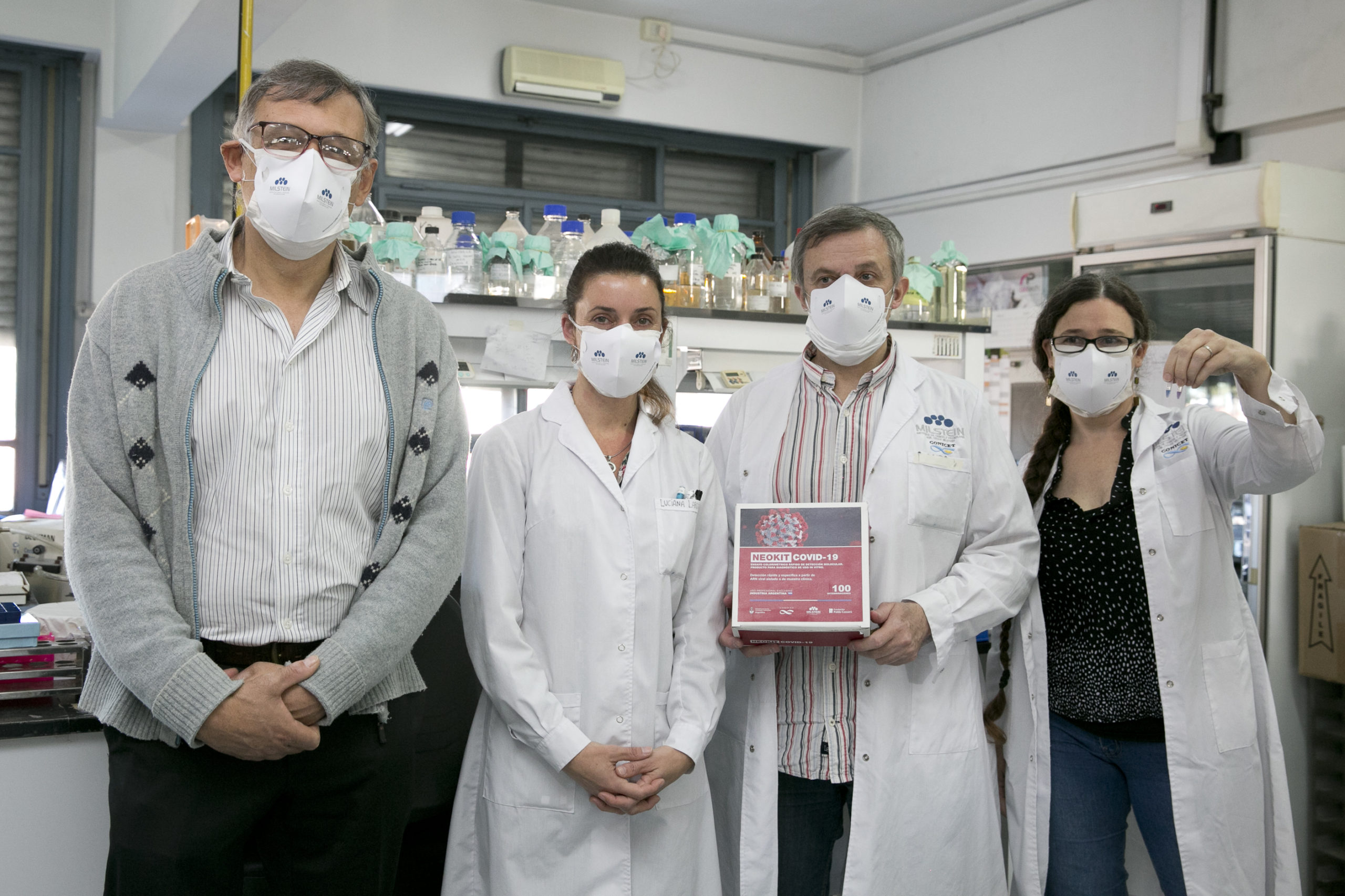 Científicos argentinos presentaron un test rápido de diagnóstico molecular para Covid-19