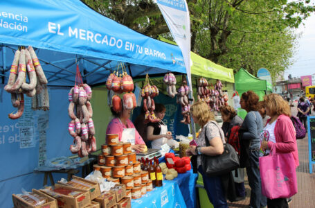 Relanzan el programa “el Mercado en tu barrio” con más ferias y productos de pymes y cooperativas