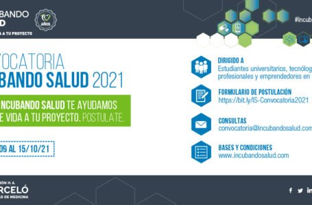 Convocan a proyectos innovadores a presentarse en Incubando Salud 2021