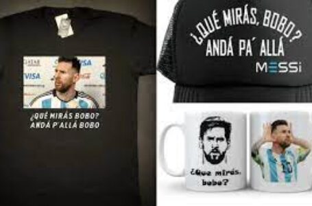 Andápallá Bobo: Ya se venden remeras, tazas y mates con la frase de Messi