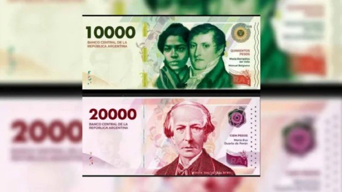Llega el billete de $ 10.000