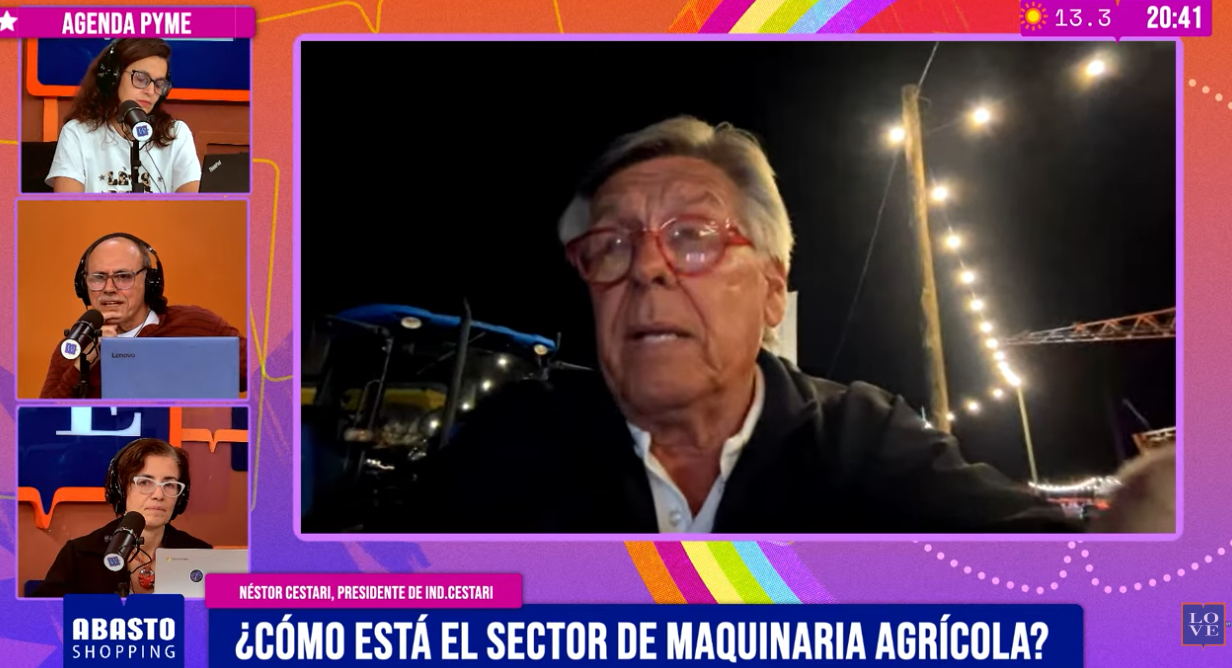 «Este dólar no nos ayuda a exportar y cada vez tenemos utilidades menores. Necesitamos créditos que perduren el tiempo, para poder planificar la producción». Néstor Cestari, fabricante de maquinaria agrícola