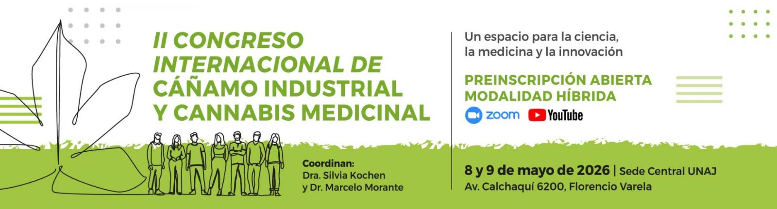 El 8 y 9 de mayo se realiza el II Congreso Nacional de Cannabis Medicinal y Cáñamo Industrial